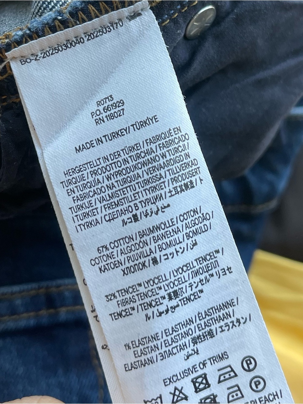 Boden True Straight High Rise Fitted Jeans Dark Wash Size 31 - Picture 7 of 8
